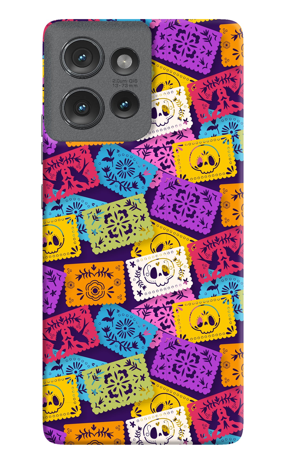 Mexican Pattern Moto Edge 50 Back Cover