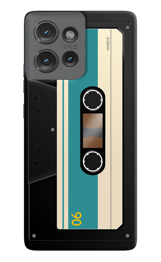 Cassette Moto Edge 50 Hard Case Back Cover by Casekaro
