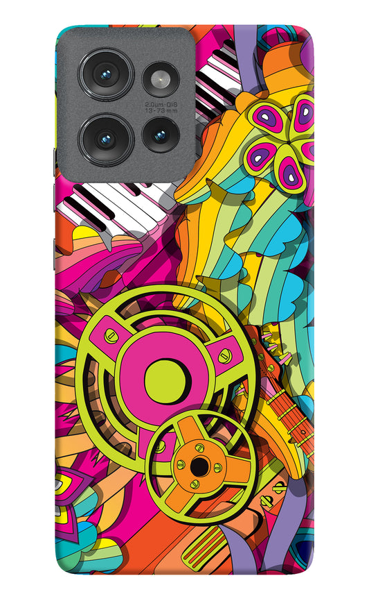 Music Doodle Moto Edge 50 Back Cover