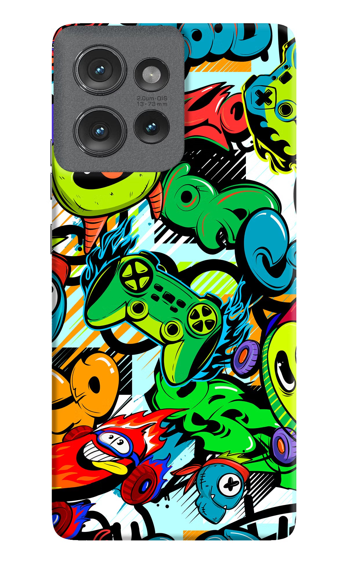 Game Doodle Moto Edge 50 Hard Case Back Cover by Casekaro