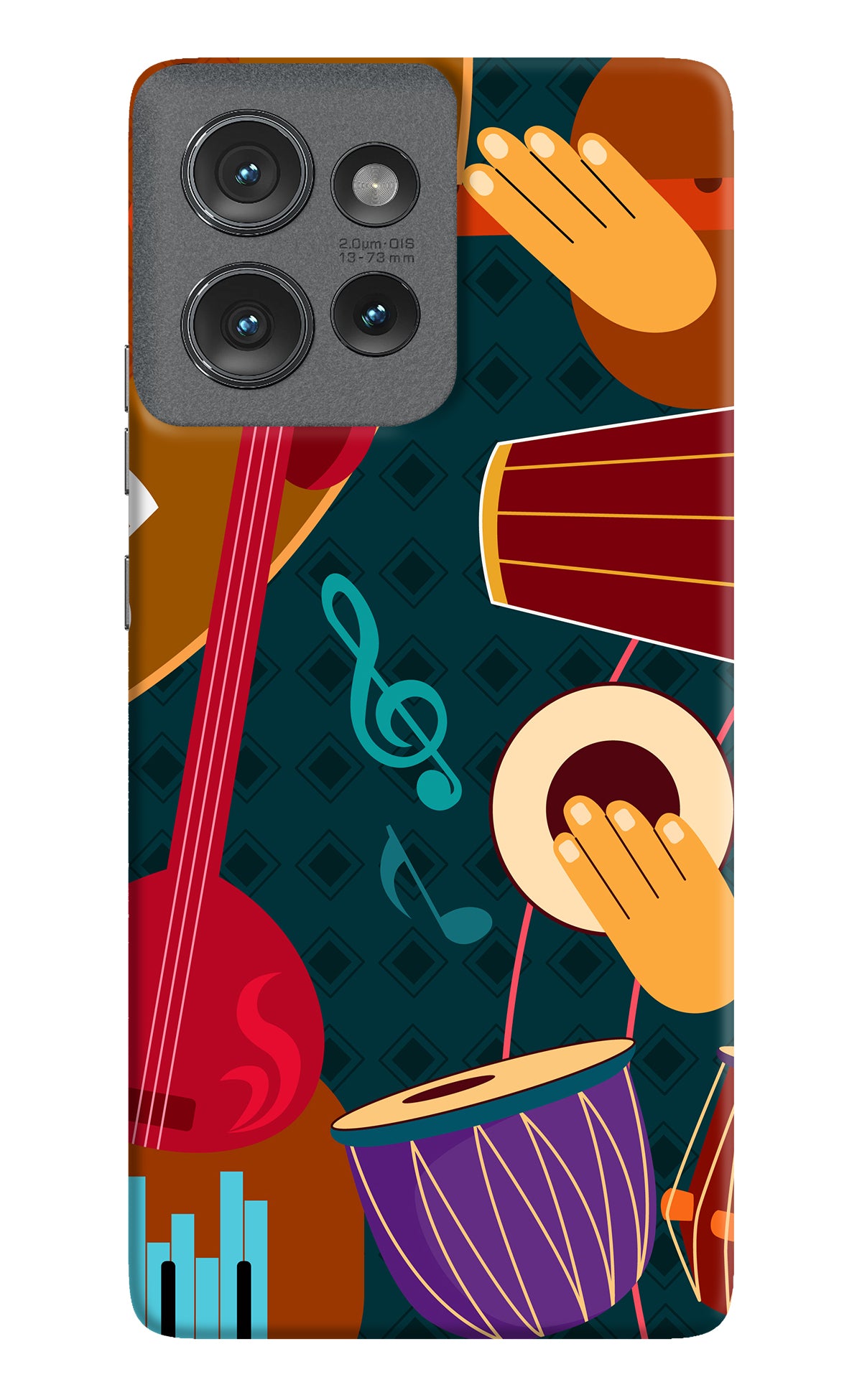 Music Instrument Moto Edge 50 Back Cover