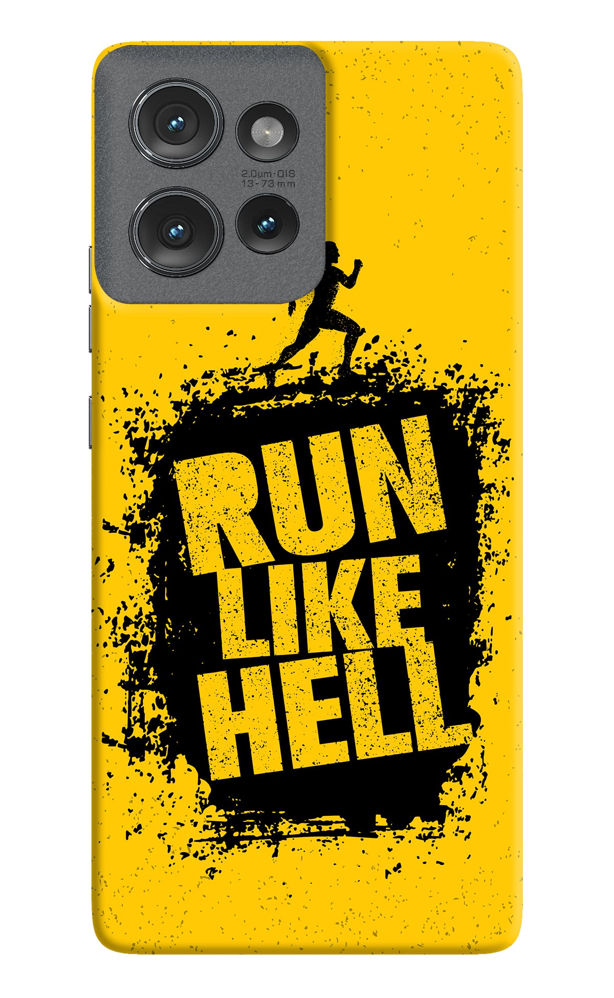 Run Like Hell Moto Edge 50 Back Cover