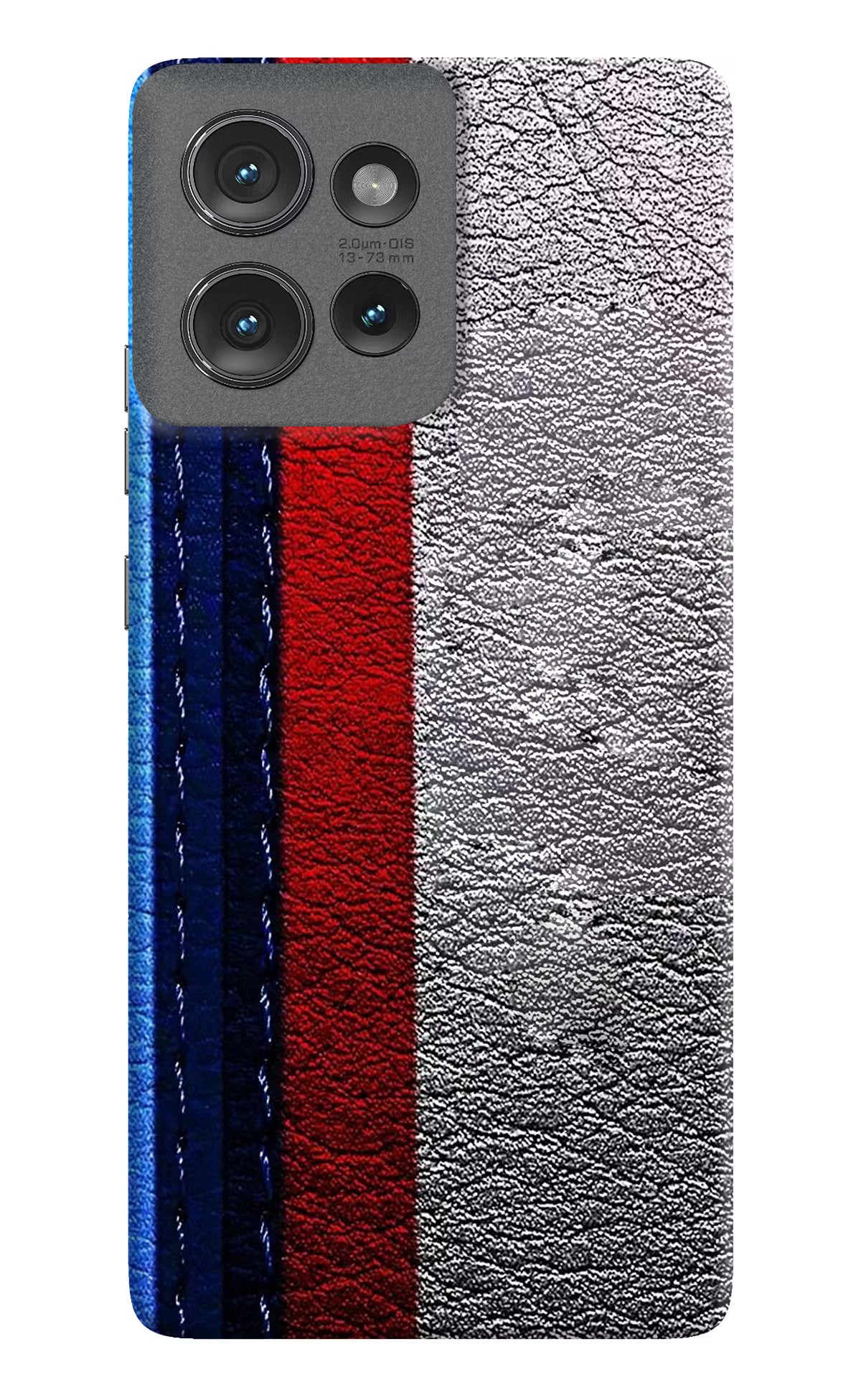 BMW Stripes Moto Edge 50 Hard Case Back Cover by Casekaro