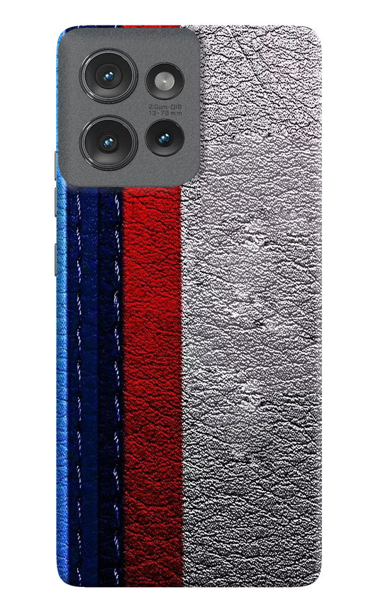 BMW Stripes Moto Edge 50 Hard Case Back Cover by Casekaro