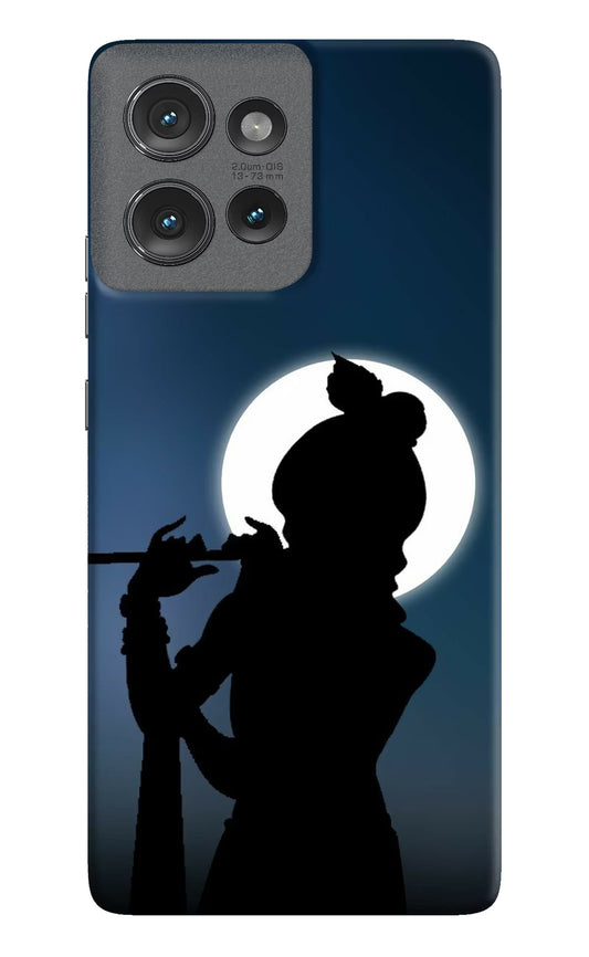 Shri Krishna Silhouette Moto Edge 50 Hard Case Back Cover by Casekaro
