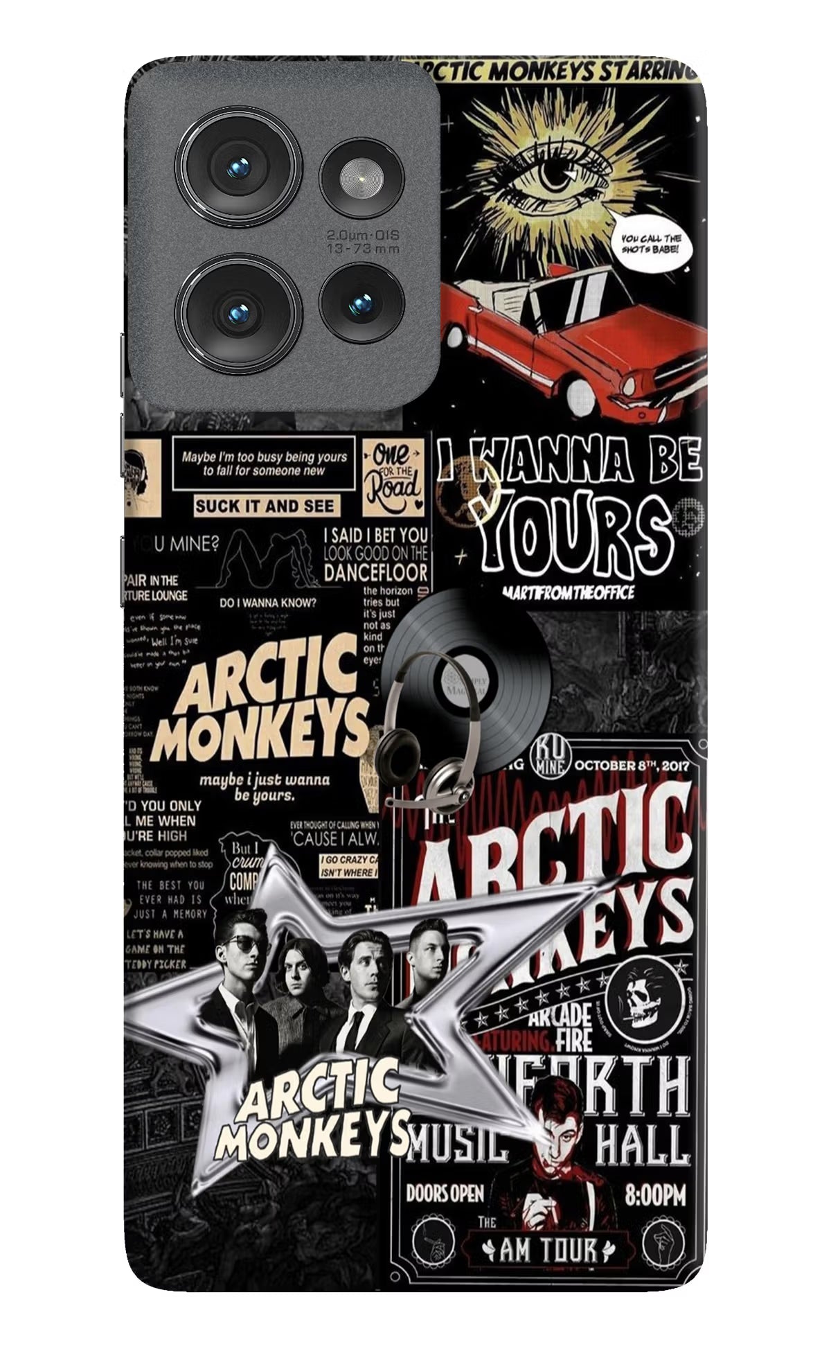 Arctic Monkeys Moto Edge 50 Hard Case Back Cover by Casekaro