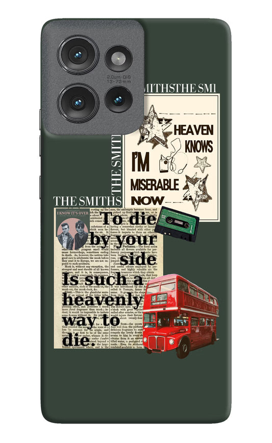 The Smiths Moto Edge 50 Hard Case Back Cover by Casekaro