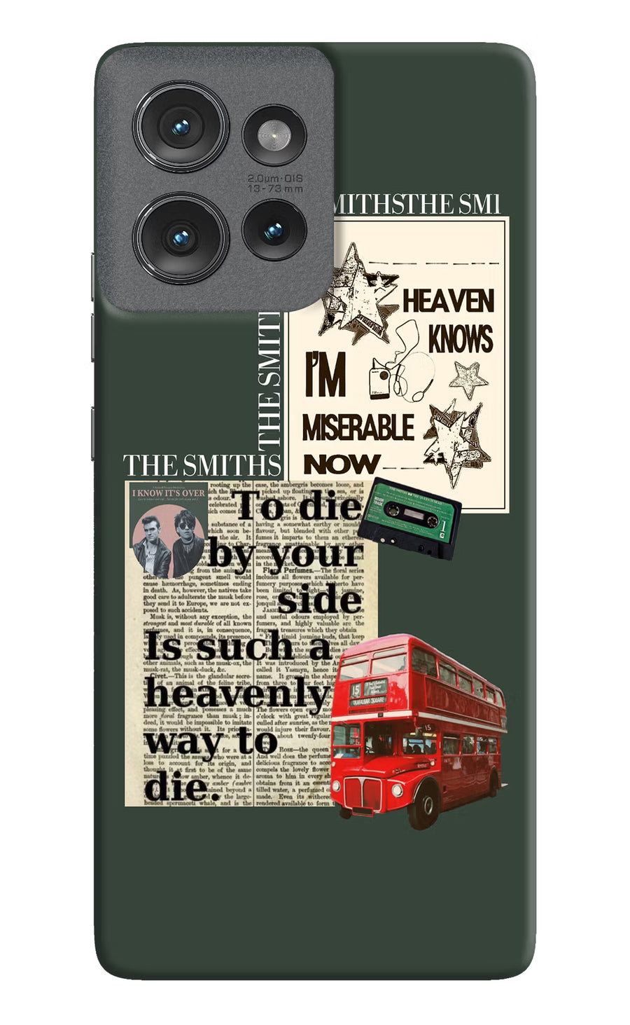 The Smiths Moto Edge 50 Back Cover, Hard case