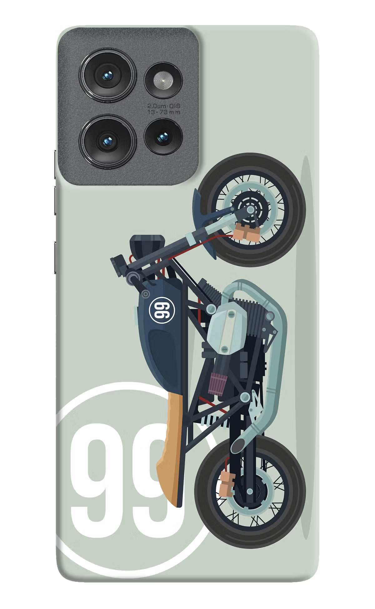 Classic Cafe Racer 99 Moto Edge 50 Hard Case Back Cover by Casekaro