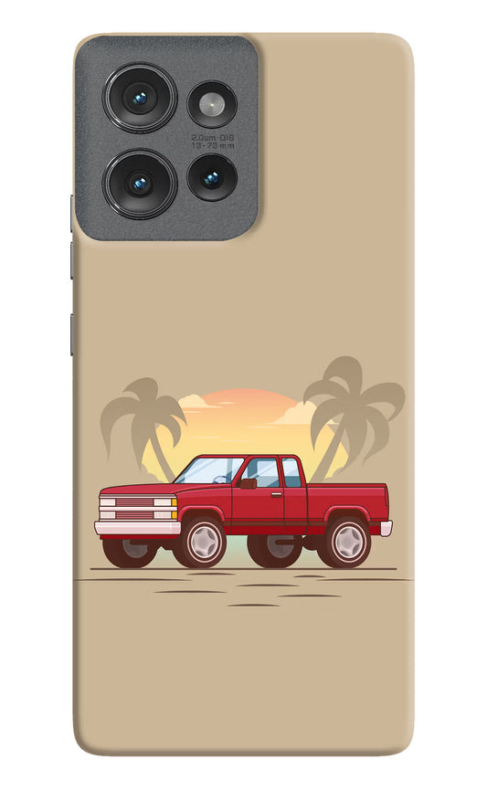 Desert Classic Drive Moto Edge 50 Hard Case Back Cover by Casekaro