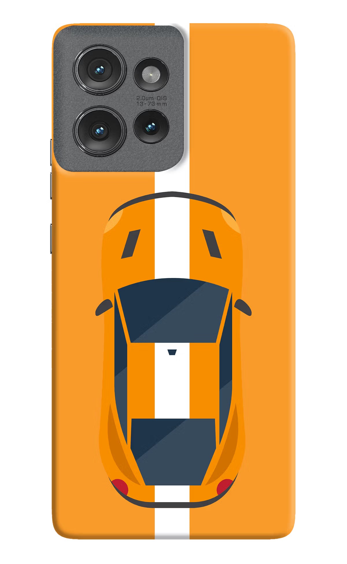Highway Pursuit Moto Edge 50 Hard Case Back Cover by Casekaro