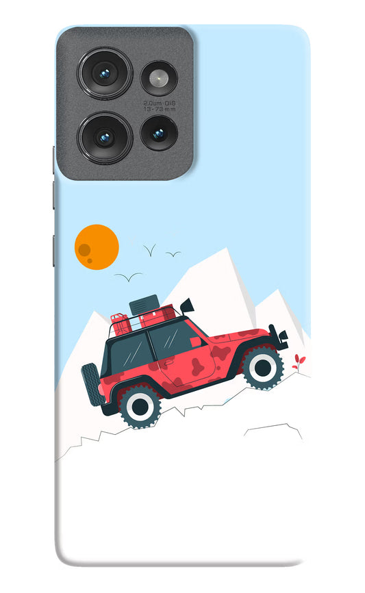 Mountain Trail Beast Moto Edge 50 Hard Case Back Cover by Casekaro