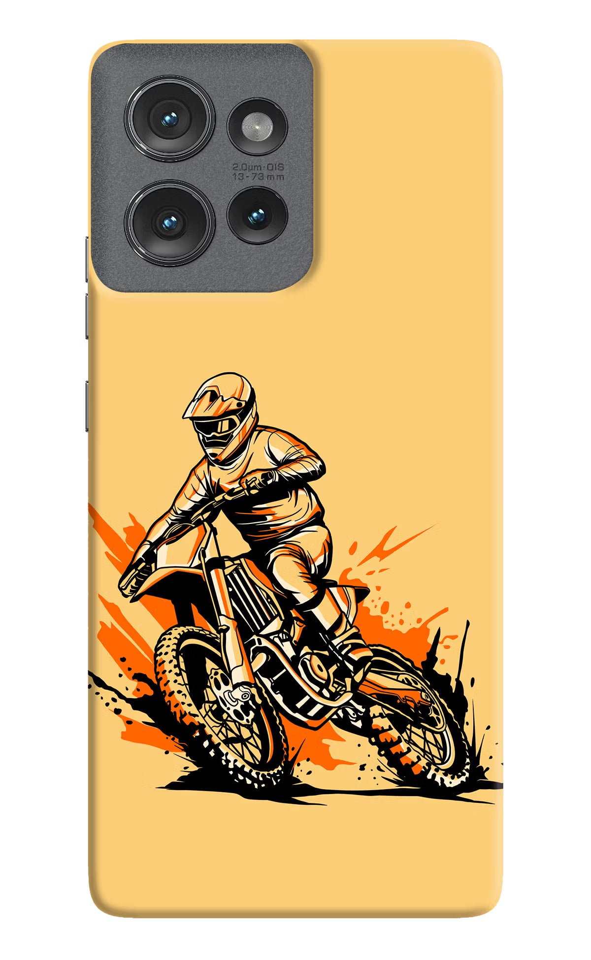 Off-Road Fury Moto Edge 50 Hard Case Back Cover by Casekaro