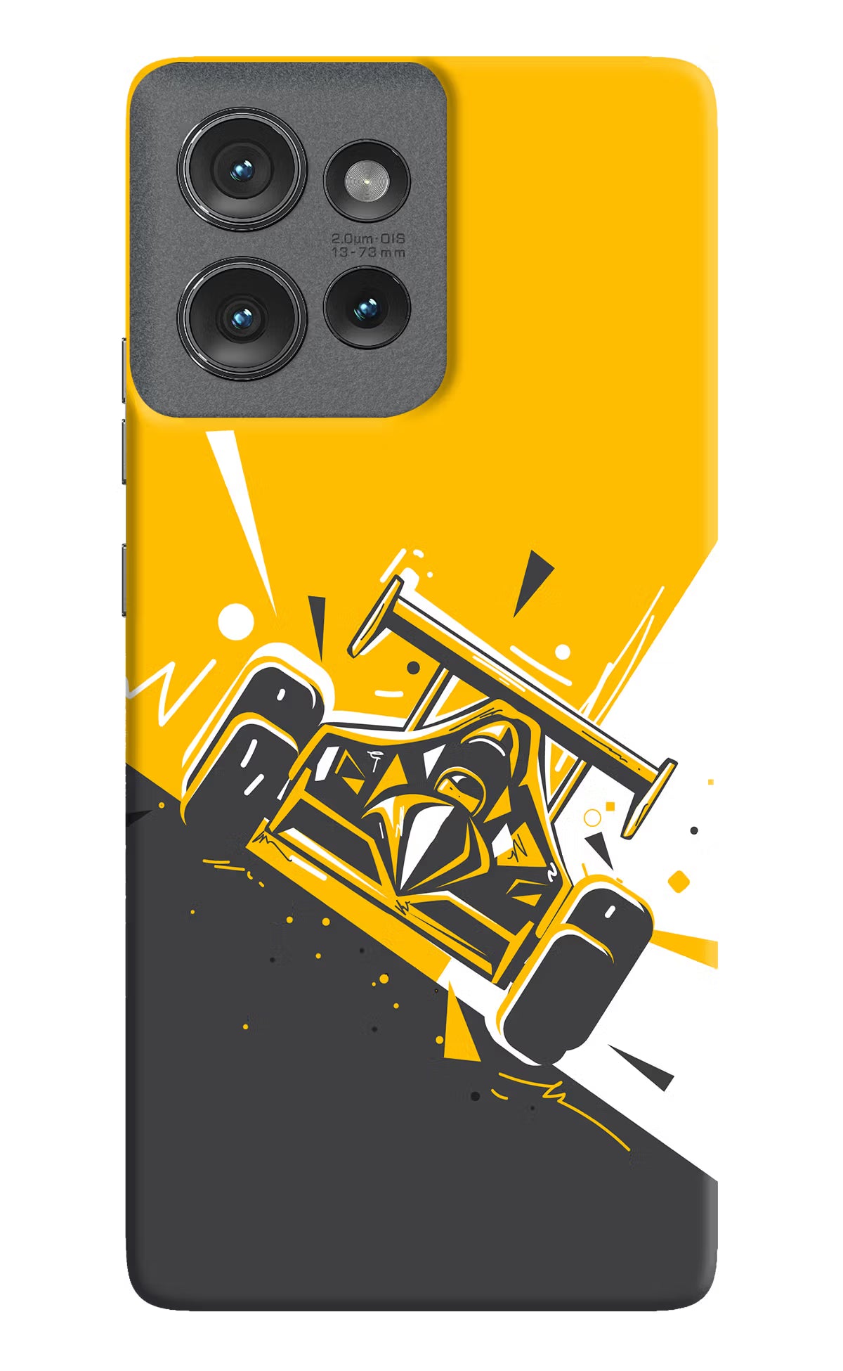Track King Moto Edge 50 Hard Case Back Cover by Casekaro