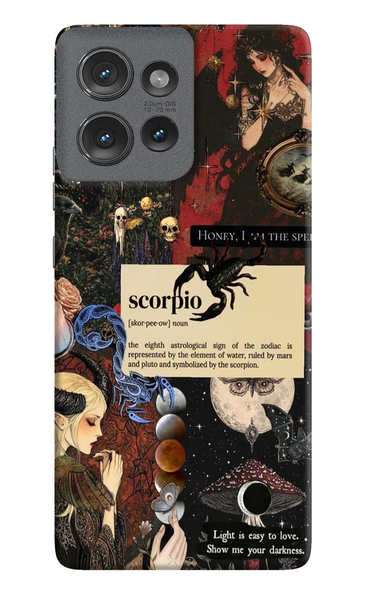 Scorpio Zodiac Moto Edge 50 Hard Case Back Cover by Casekaro