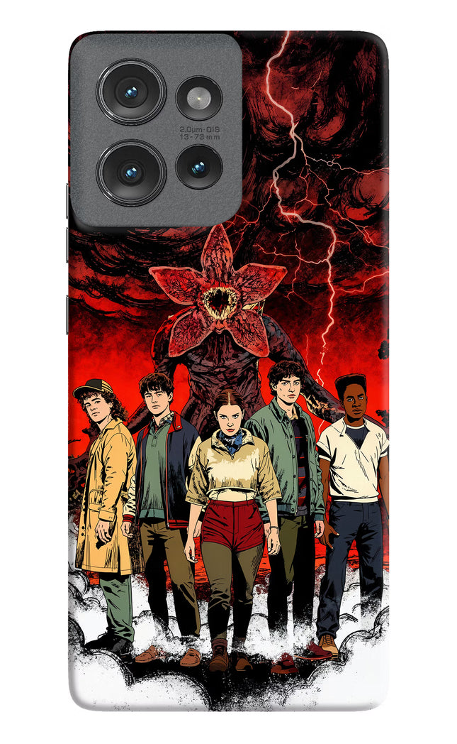 Ordinary Things Characters Moto Edge 50 Hard Case Back Cover by Casekaro