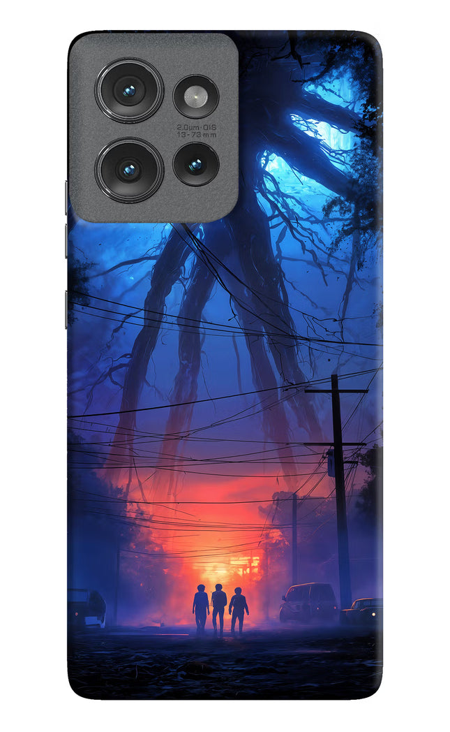 Ordinary Things Shadow Moto Edge 50 Hard Case Back Cover by Casekaro