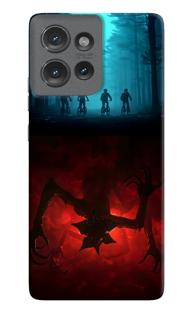 Ordinary Things Downside Up Moto Edge 50 Hard Case Back Cover by Casekaro