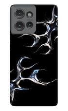 Chrome Tribal Moto Edge 50 Hard Case Back Cover by Casekaro