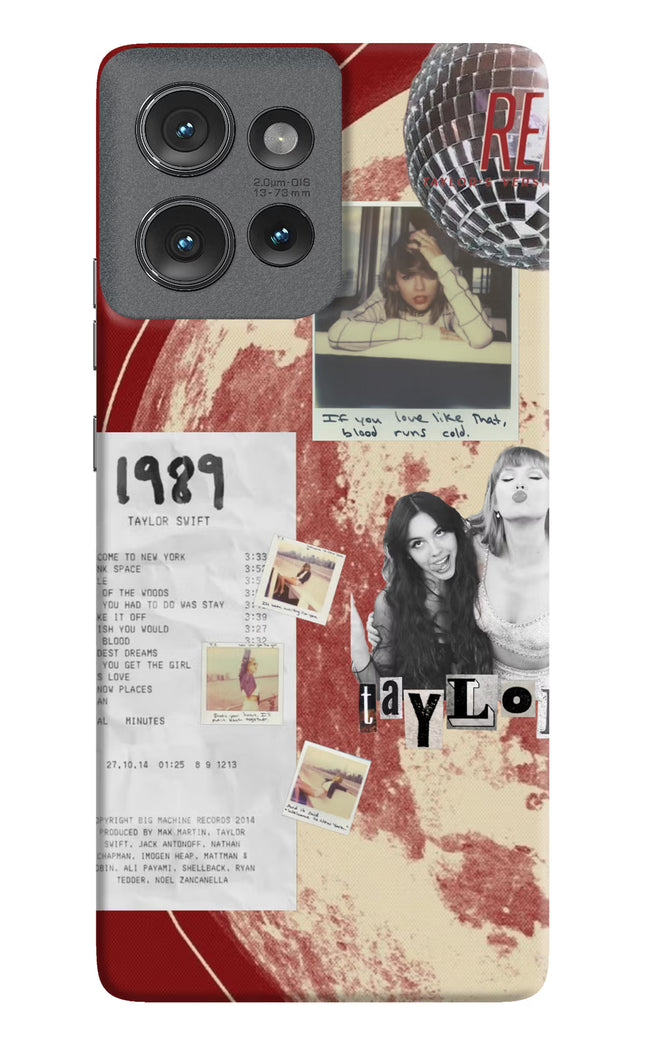 Taylor Swift Moto Edge 50 Hard Case Back Cover by Casekaro