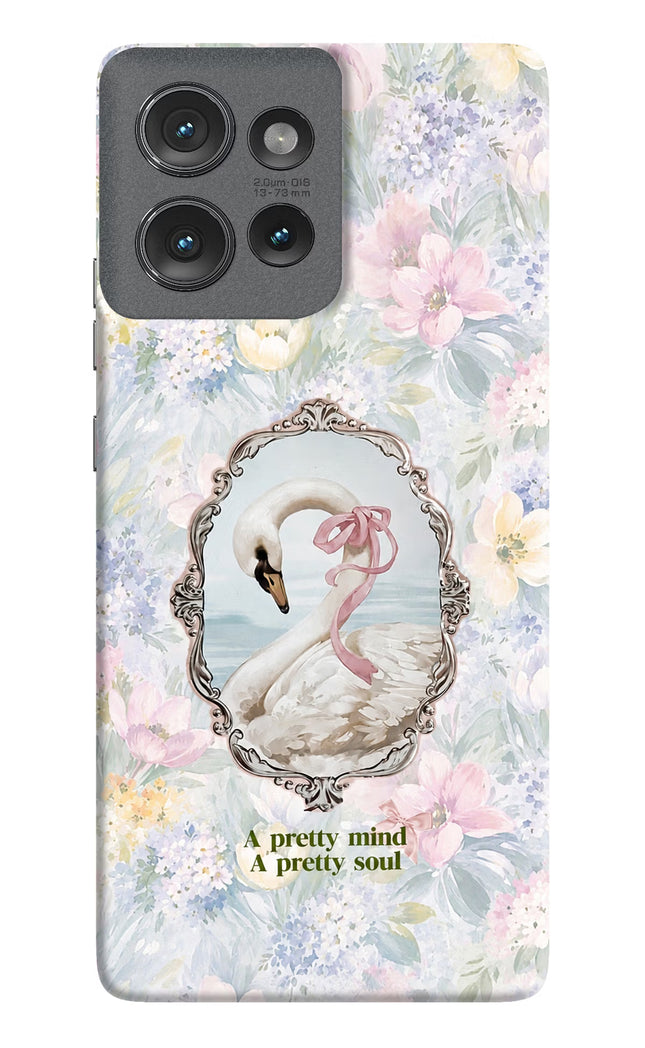 Pretty Mind Pretty Soul Moto Edge 50 Hard Case Back Cover by Casekaro
