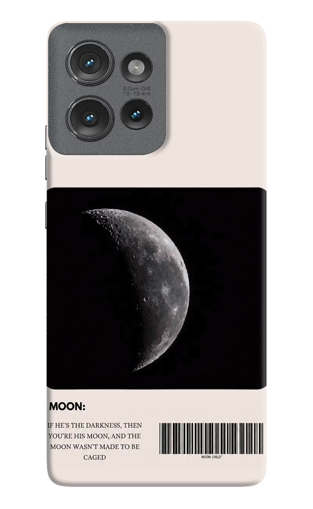 Moon Phase Moto Edge 50 Hard Case Back Cover by Casekaro