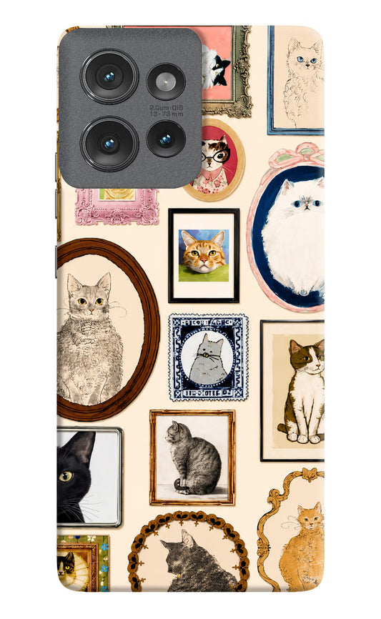 Mirror Cats Moto Edge 50 Hard Case Back Cover by Casekaro
