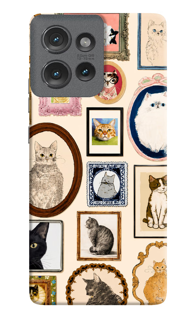 Mirror Cats Moto Edge 50 Hard Case Back Cover by Casekaro