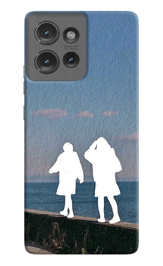Coastal Dream Moto Edge 50 Hard Case Back Cover by Casekaro