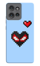 Peter Heart Moto Edge 50 Hard Case Back Cover by Casekaro