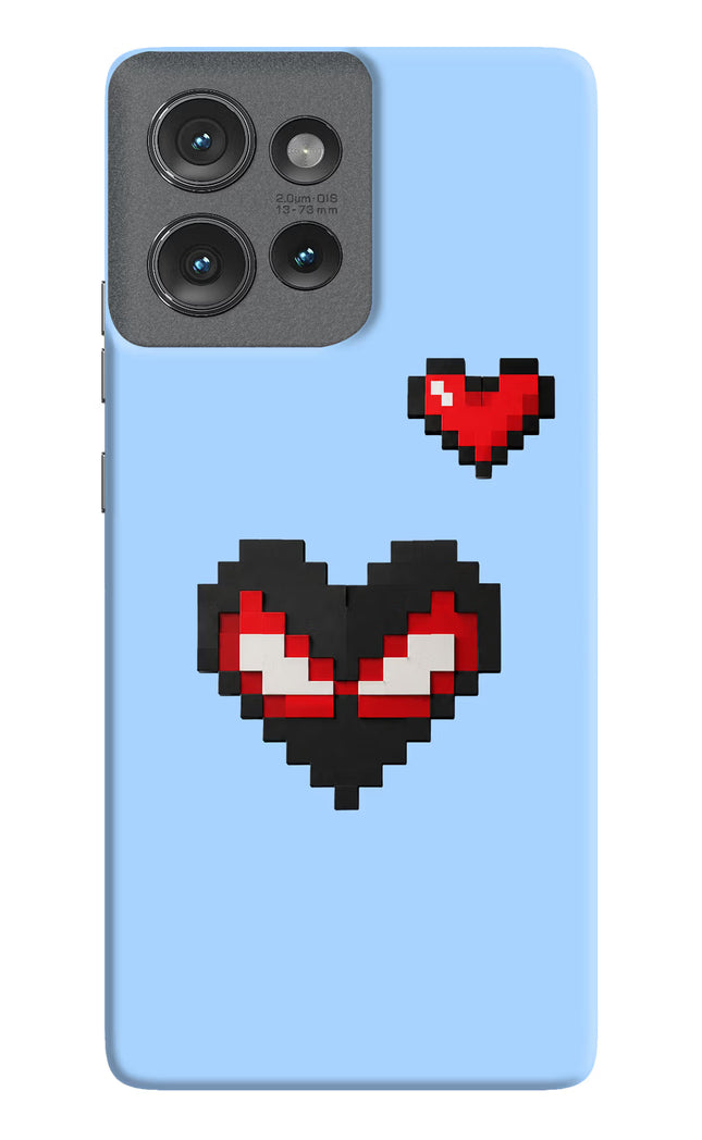Peter Heart Moto Edge 50 Hard Case Back Cover by Casekaro