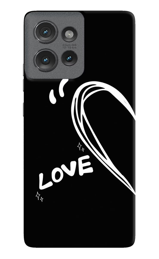 Love Line Moto Edge 50 Hard Case Back Cover by Casekaro