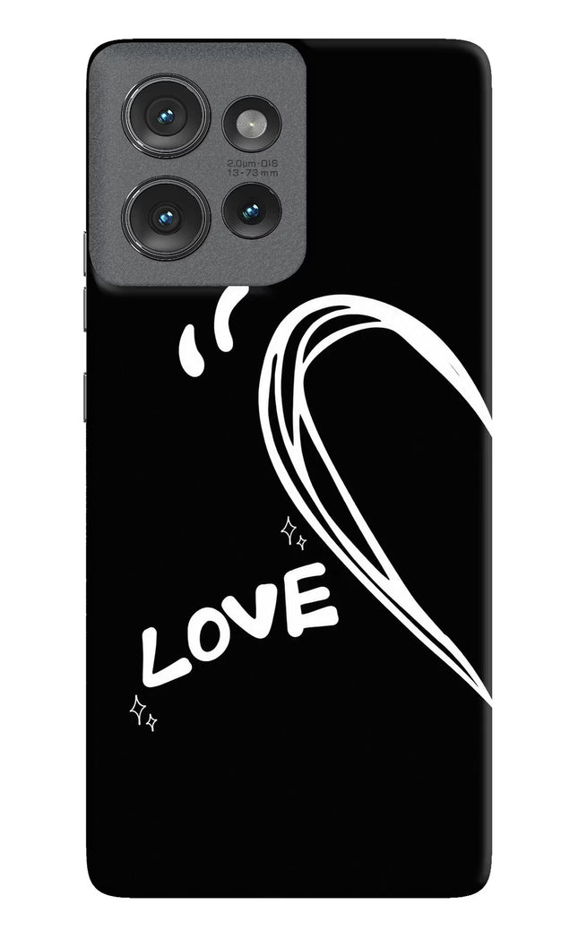 Love Line Moto Edge 50 Hard Case Back Cover by Casekaro