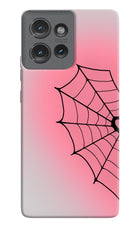 Pink Web Moto Edge 50 Hard Case Back Cover by Casekaro