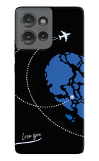 Love Orbit Moto Edge 50 Hard Case Back Cover by Casekaro