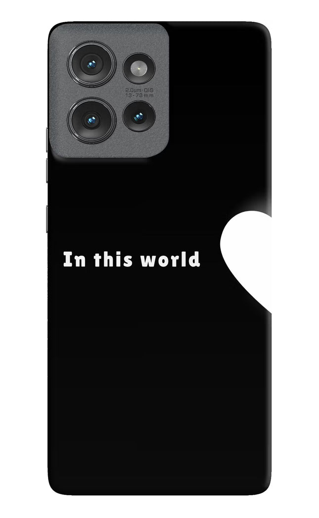 This World Moto Edge 50 Hard Case Back Cover by Casekaro