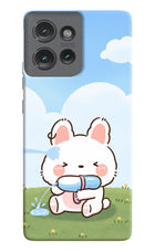 Bunny Treat Moto Edge 50 Hard Case Back Cover by Casekaro