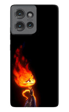 Ember Flame Moto Edge 50 Hard Case Back Cover by Casekaro