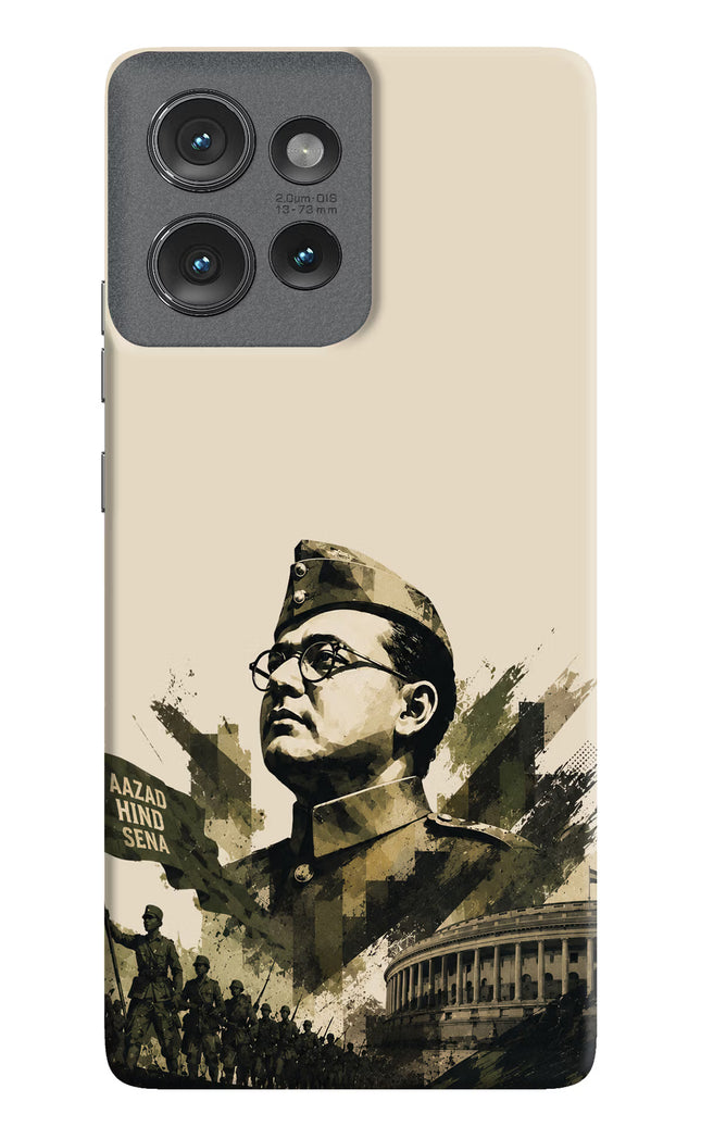Netaji Rising Moto Edge 50 Hard Case Back Cover by Casekaro