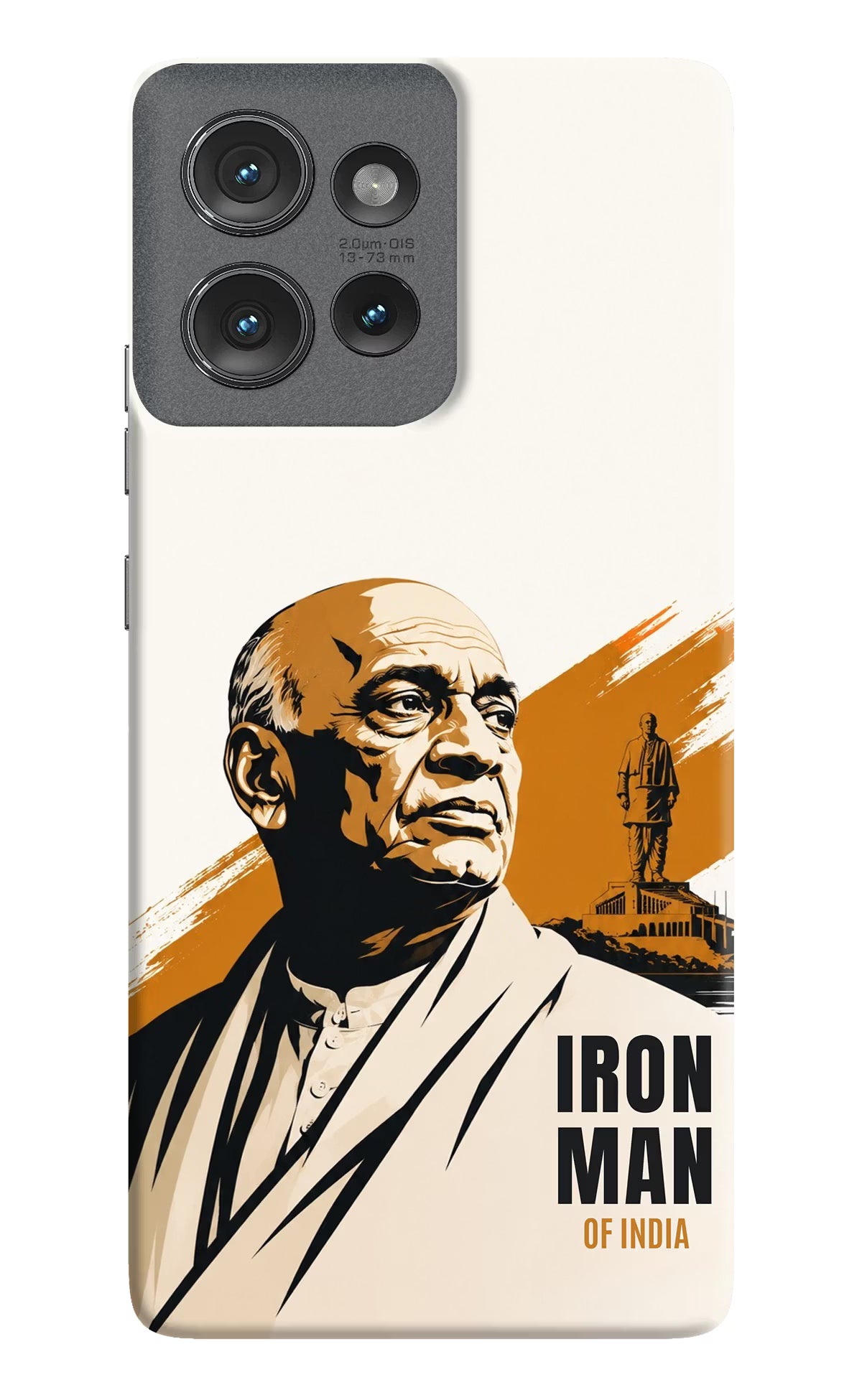Chandrashekhar Azad Fearless Moto Edge 50 Back Cover