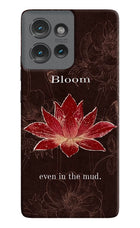 Bloom Moto Edge 50 Hard Case Back Cover by Casekaro