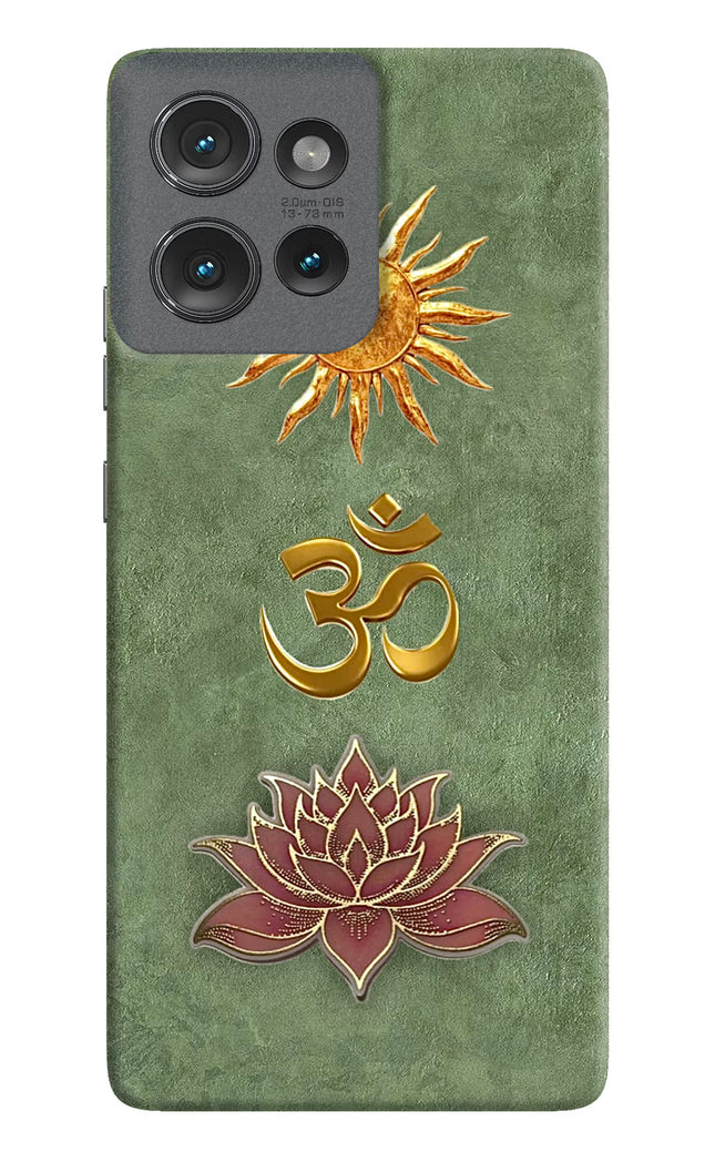 Om & Lotus Moto Edge 50 Back Cover