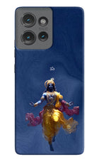 Cosmic Krishna Moto Edge 50 Hard Case Back Cover by Casekaro