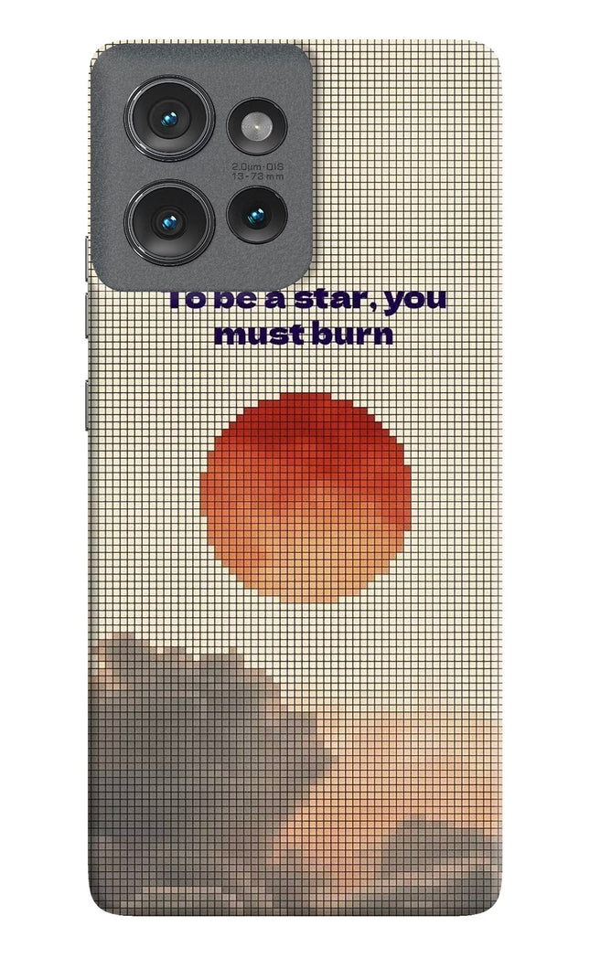 Pixel Sun Moto Edge 50 Hard Case Back Cover by Casekaro