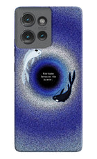 Dark Koi Moto Edge 50 Hard Case Back Cover by Casekaro