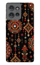 Boho Noir Moto Edge 50 Hard Case Back Cover by Casekaro