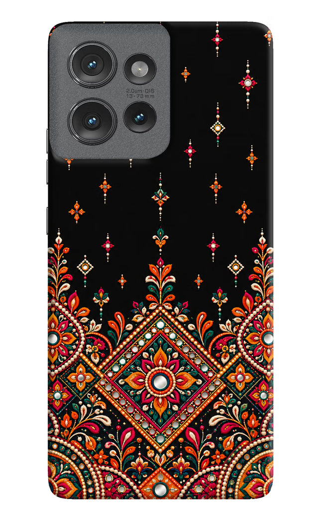 Noir Mehfil Moto Edge 50 Hard Case Back Cover by Casekaro