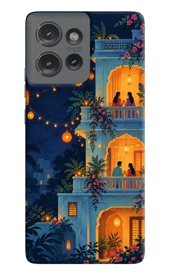 Balcony Glow Moto Edge 50 Hard Case Back Cover by Casekaro