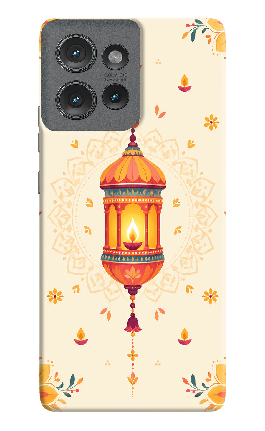 Golden Lantern Moto Edge 50 Back Cover, Hard case