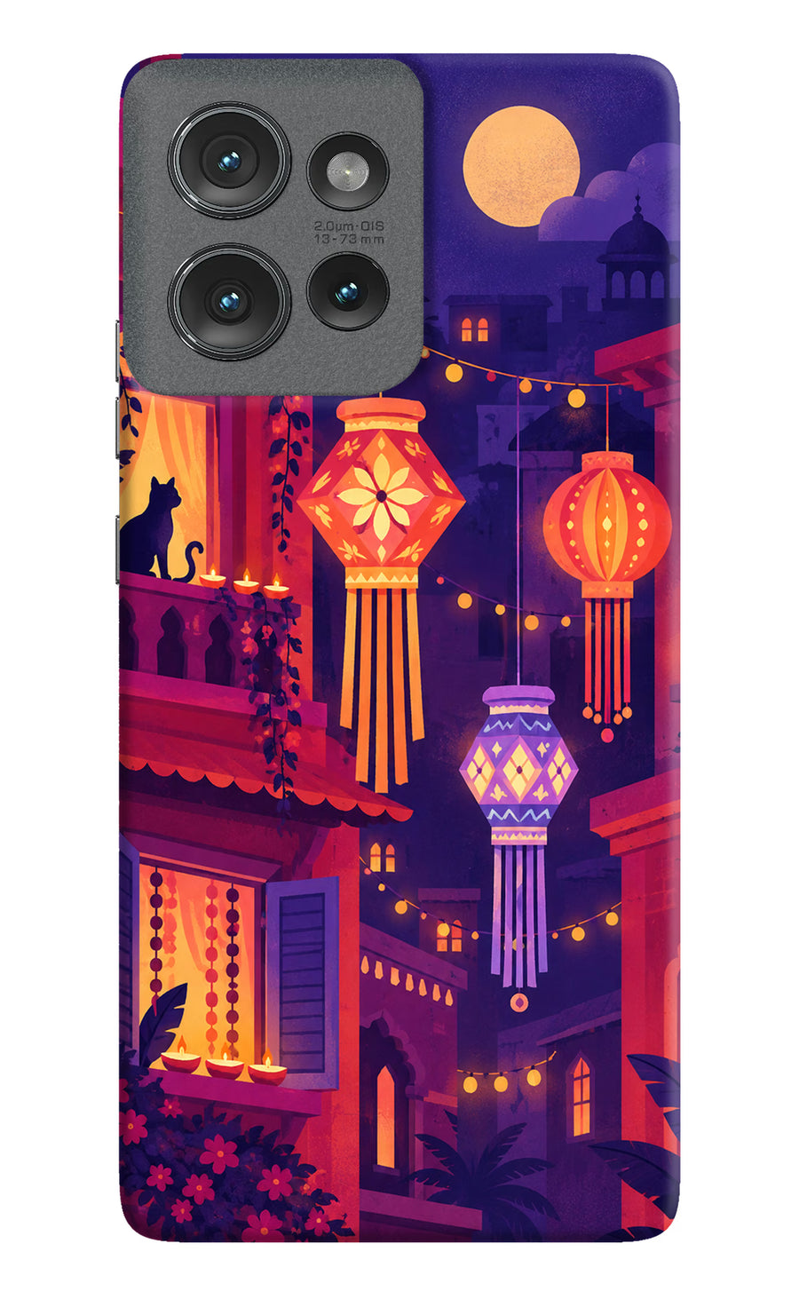 Lantern Lane Moto Edge 50 Back Cover, Hard case